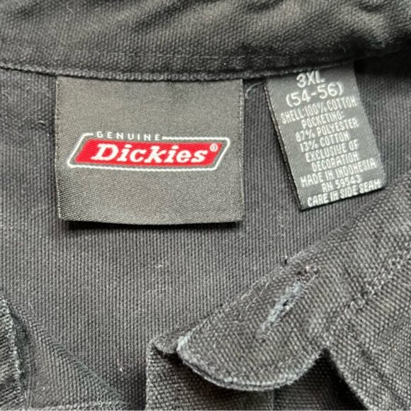 Dickies Men’s Black Button Front Work Gear Utility Shirt Size 3XL - Picture 5 of 5